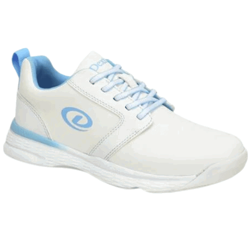 Dexter Womens Raquel LX White/Blue Bowling Shoes - BowlersParadise.com