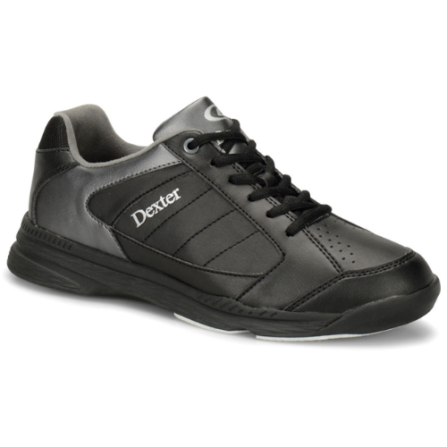 Dexter Mens Ricky IV Black/Alloy Wide Bowling Shoe
