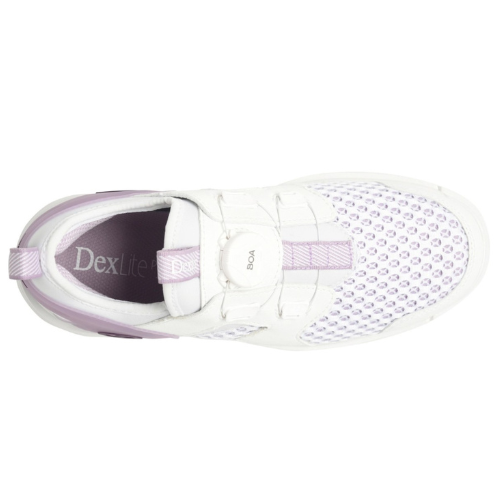 Dexter Women's DexLite  Pro BOA White/Lavender Bowling Shoe