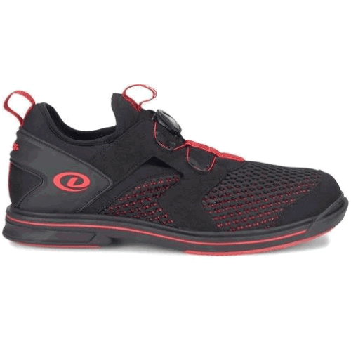 Dexter Mens DexLite Pro BOA Black/Red Left Hand Bowling Shoe