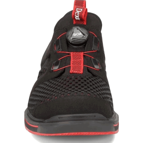 Dexter Mens DexLite Pro BOA Black/Red Left Hand Bowling Shoe
